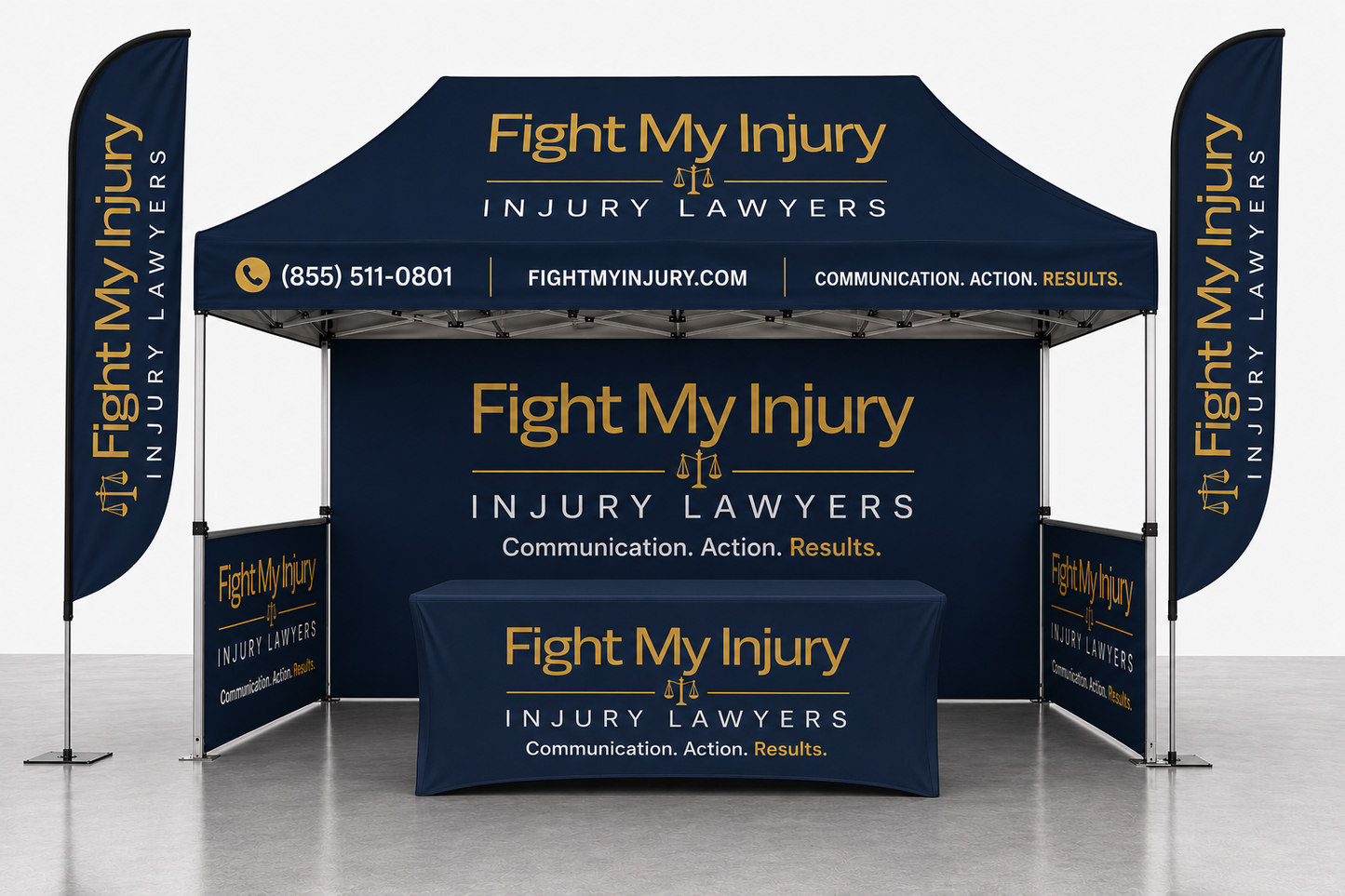 Custom 10' x 15' Event Tent Package – Complete Branding Setup