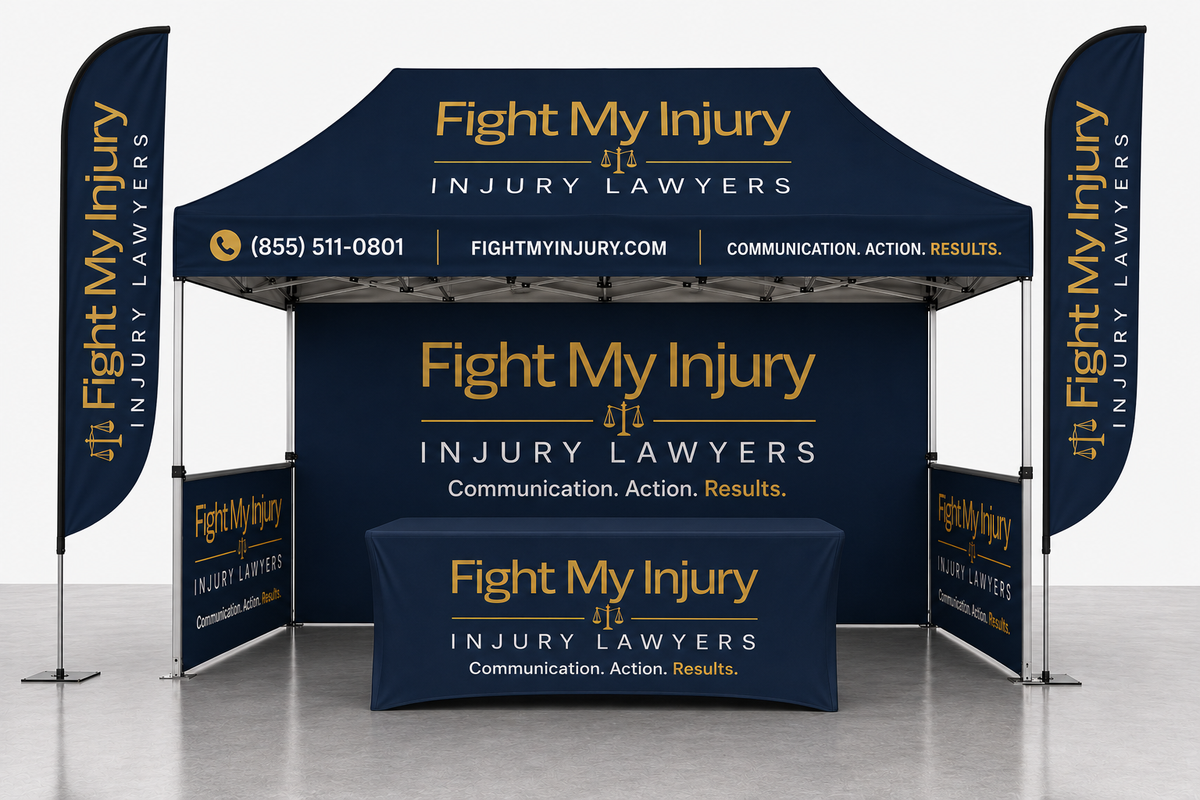 Custom 10' x 15' Event Tent Package – Complete Branding Setup