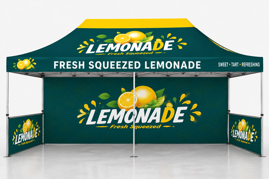 Custom 10x20 Event Tents | Full Color Branded Canopy Tents